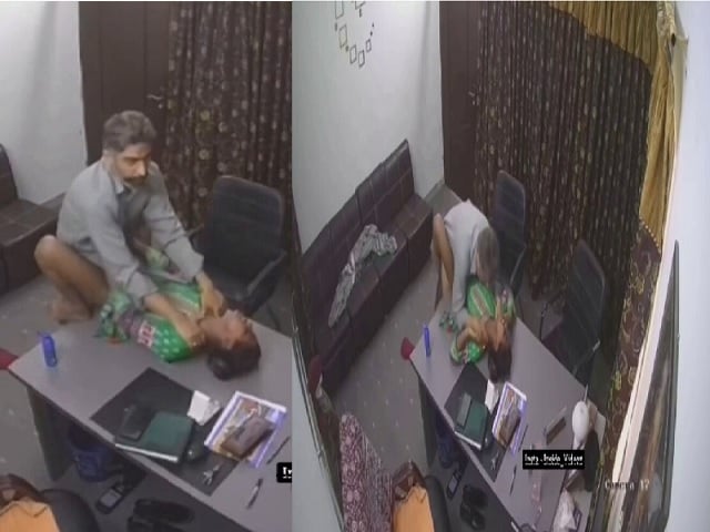 Boss fucking secretary hard in viral FSI sex