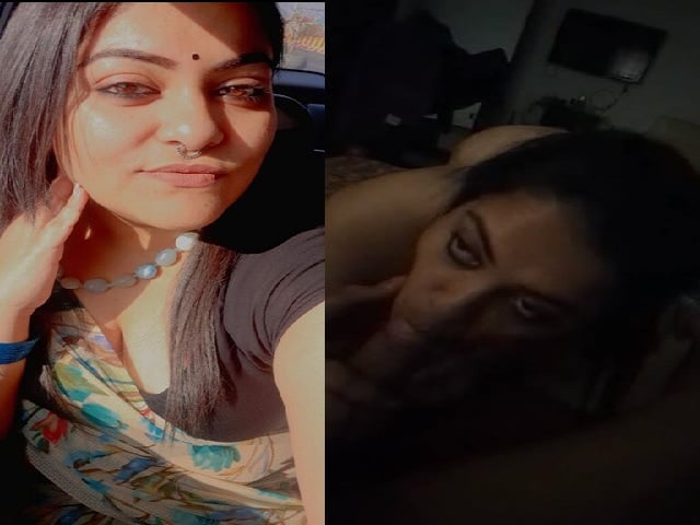Gorgeous Madhya Pradesh girl sucking big dick