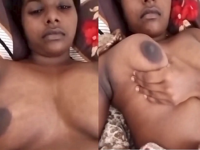 Dark nipples mallu girl selfie video with pussy rubbing