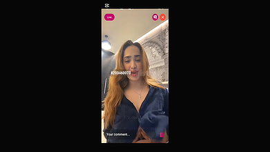 Aditi Mistry hot live showing her wet pussy through panty and sucking cucumber 2