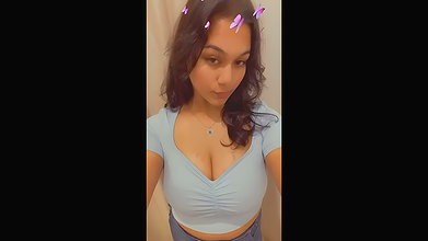 Cute Busty Horny Girlfriend Captured Herself While BF Playing With Her Big Boobs..4Cl 2 2